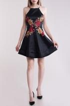 Symphony Flower-applique Dress
