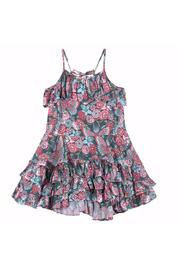  Tattoo Flowers Frilled Dress