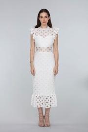  Circle Lace Midi-dress