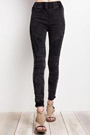 Washed Denim Jeggings