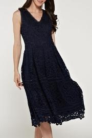  Crochet/lace Navy Dress