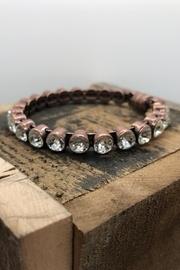  Rose-gold Crystal Bangle