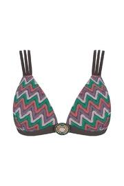  Taupe Triangle Bikini Top