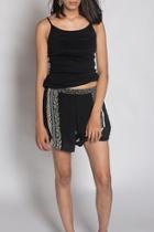  Crop Short Black