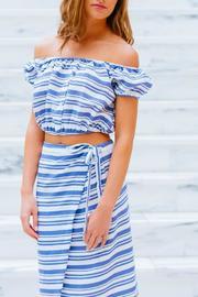  Stripe Crop Top