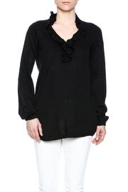  Black Ruffle Sweater
