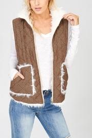  Reversible Quilted-fur Vest