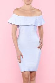  Blue Bandage Dress