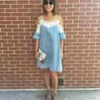  Crochet Denim Dress