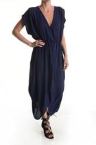  V-neck Unlined Dress
