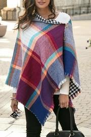  Button Scarf Poncho