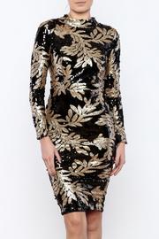  Black Gold Sequin Dress