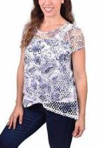  Open-weave Layered Top