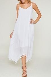  Asymmetrical Hemline Tassel-dress