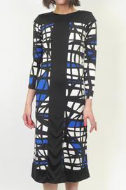  Abstract Sheath Dress