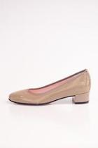  Patent Taupe Court Shoe