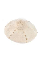  Beret With Pom Pom