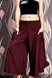  Ruffle Pant-brown