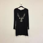  Sequin Reindeer Dress