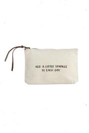  Sparkle-sentiment Canvas Pouch