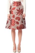  Floral Brocade Skirt