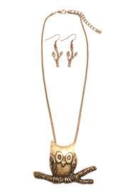  Owl Necklace Set