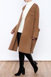  Peplum Cashmere Coat