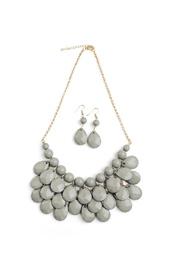  Gray Bubble Necklace Set