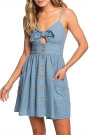  Knot-front Strappy Dress