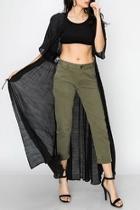 Longline Duster Cardigan