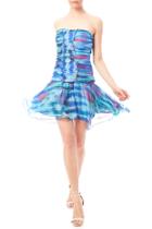  Multicolor Abstract Dress