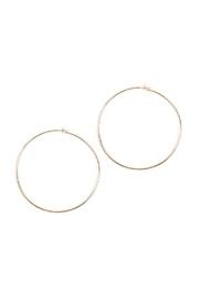  Thick-wire 80-mm-hoop Earrings