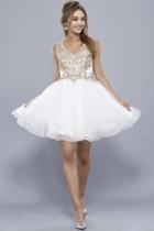  Embroidered Short Prom-dress