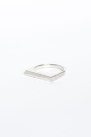  Silver Angle Ring
