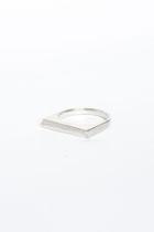  Silver Angle Ring