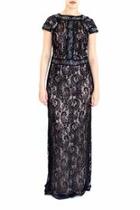  Black Lace Gown