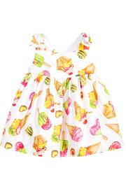  Ice-cream Print Cotton Dress