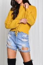  Mustard Corsette Sweater