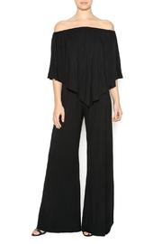  Black Butterfly Sleeve Jumpsuit