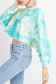  Tie-dye Cropped Sweater