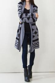  Aztec Knit Sweater