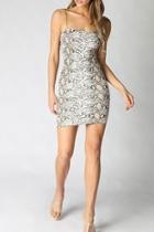  Snakeskin Cami Dress