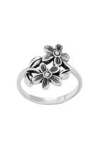 Stacked Flower Ring