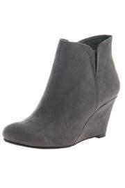  Gray Wedge Bootie