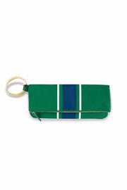  Green Stripe Clutch