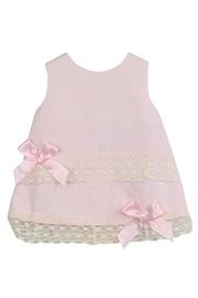  Pink Pique & Lace Dress