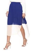  Colorblock Maxi Skirt