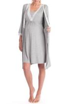  Grey Nursing Sleep Gown/robe