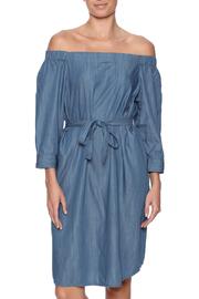  Denim Off The Shoulder Dress