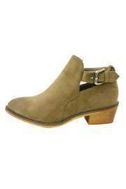 Olive Ankle Bootie